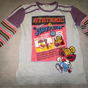 Vintage NONSTOP "Superstar" Raglan Tee - Japanese Streetwear Homage